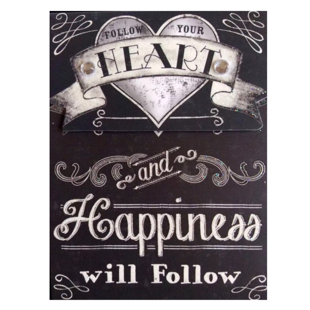 Punch Studio Embellished Purple Happiness Heart Mini Pocket Notepad (86645)